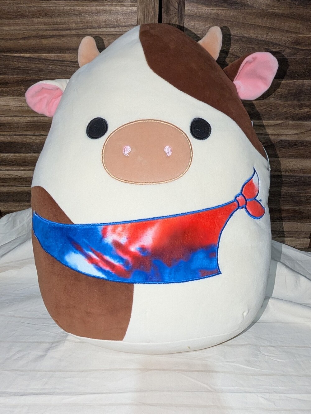Squishmallows Ronnie the Cow with Bandana 16" Plush – OFFERS WELCOME!